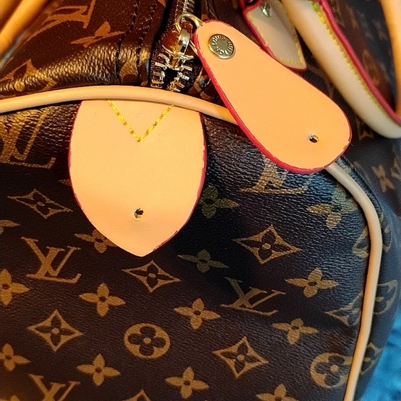 Brown Monogram Speedy Style Fashion Bag N W O T, Gorgeous! - Picture 4 of 11